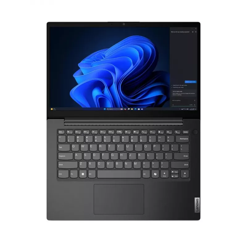 Nešiojamasis kompiuteris Lenovo V14 G5 IRL – 14,0 colių FHD 250 nitų AG, Intel i7-13620H, 16GB DDR5 5200, 512GB SSD, Intel UHD, 720p kamera, LAN, 47Wh, be OS