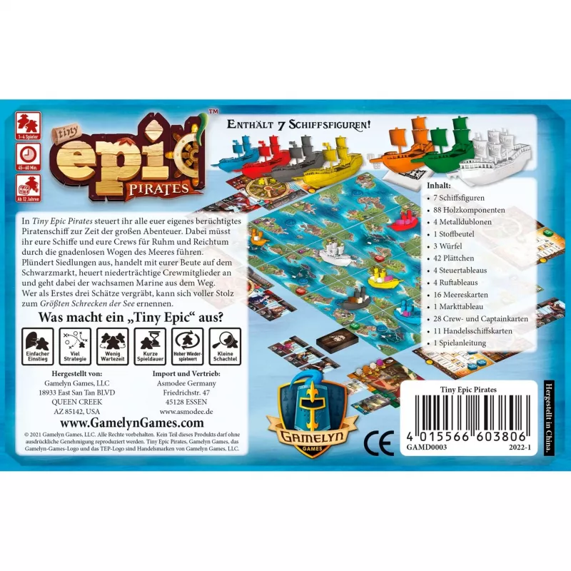 Tiny Epic Pirates Family Game