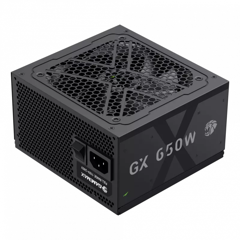 Gamemax maitinimo blokas, 80 PLUS, Gold | GX 650GF | 650 W
