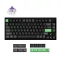 Mechaninė klaviatūra Keychron P1 H-M1Z 75% laidinė ir belaidė USB, RF, Bluetooth 5.2, RGB apšvietimas, juoda, baterija iki 100 val., USB-C