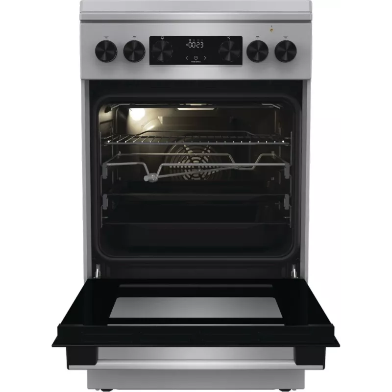 Gorenje GKS5C71XF Laisvai pastatoma viryklė su orkaite, sidabrinė