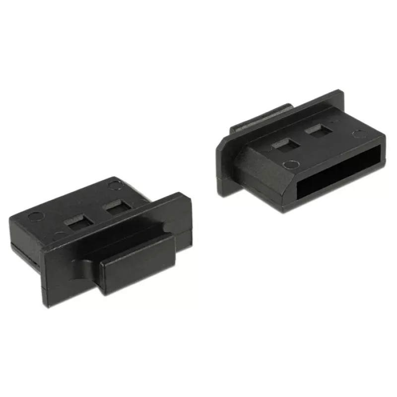 Lizdo apsauginis dangtelis DeLOCK 64025 Displayport juodas