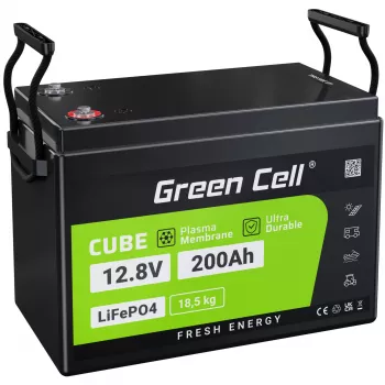 Greencell LiFePO4 baterija - 200Ah - 12.8V - 2560Wh L (CAV04S)
