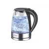 Adler AD 1225 elektrinis virdulys 1,7 L Juoda, Nerūdijantis plienas, Skaidrus 2200 W