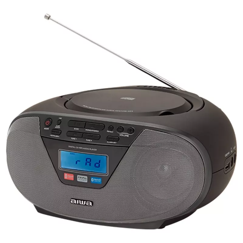 Audio Micro System Aiwa BBTU-400BK, CD/MP3/FM-PLL/BT grotuvas (juodas)