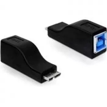 jungčių adapteris micro USB-B M USB-B F juodas DeLOCK 65216