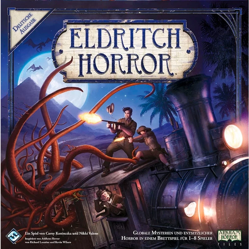 “Eldritch Horror” pagrindinis žaidimas šeimai