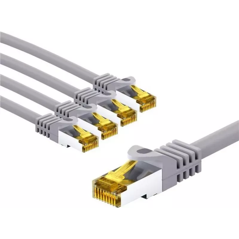 Wentronic 69497 Ethernet komutacinis kabelis Pilka