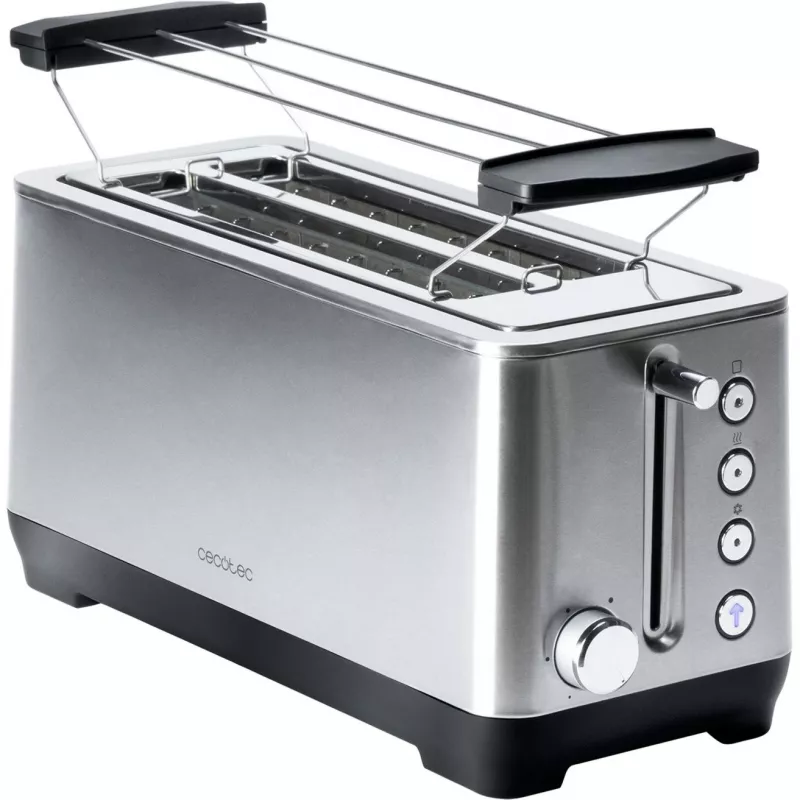 Cecotec 3086 4 riekelių skrudintuvas arba 2 didelės riekelės kaimiškos duonos
