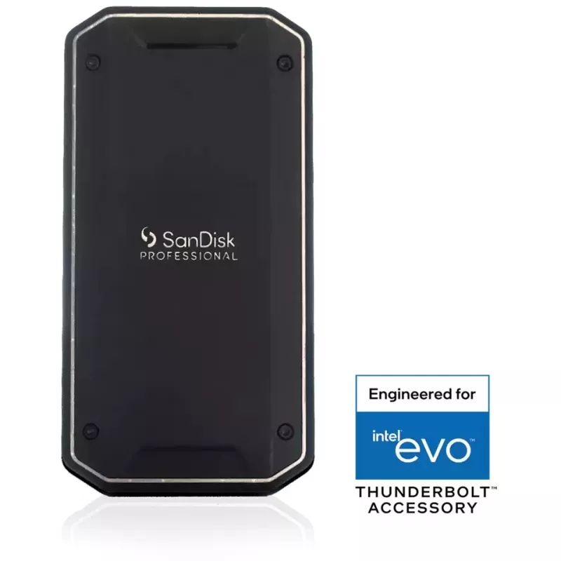 Sandisk SDPS31H-001T-GBC1D talpykla 1 TB juoda USB 3.2 Gen 2 / Thunderbolt 3 - USB-C