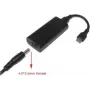 CoreParts MBXUSBC-CO0006 laido lyties keitiklis 4,5*3,0 USB C juodas