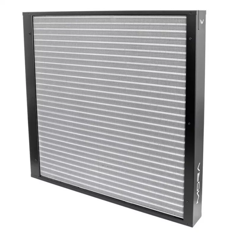 Radiatorius Watercool MO-RA IV 600 juodas — palaiko 120 mm ventiliatorius