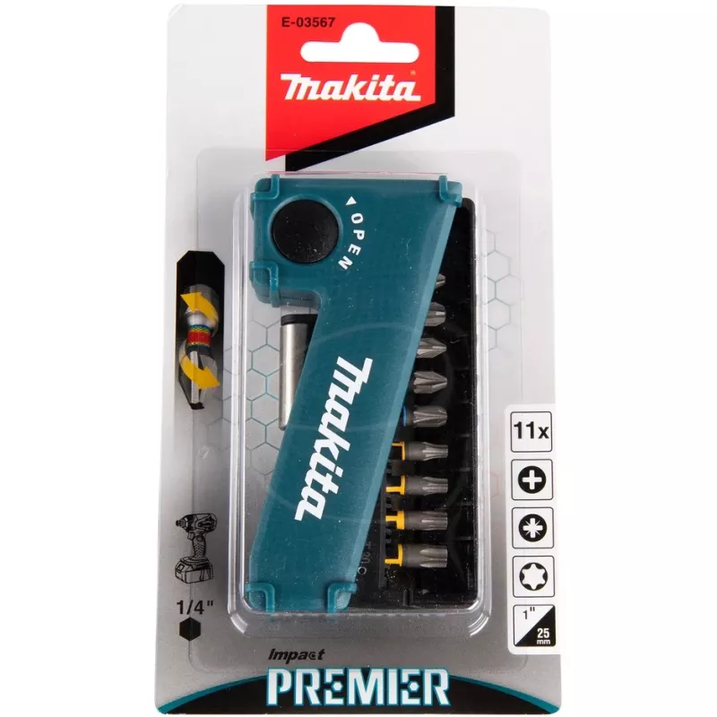 „Makita E-03567“ atsuktuvų antgalis, 11 vnt.