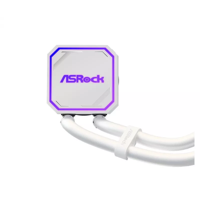 CPU aušintuvas ASROCK Pro 360 ARGB White – 360 mm AIO skysčio aušintuvas, ARGB apšvietimas, balta apdaila
