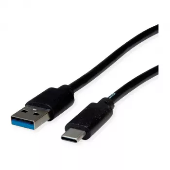 ROLINE RM USB 3.2 Gen 1 laidas, A-C, ST/ST, juodas, 1 m