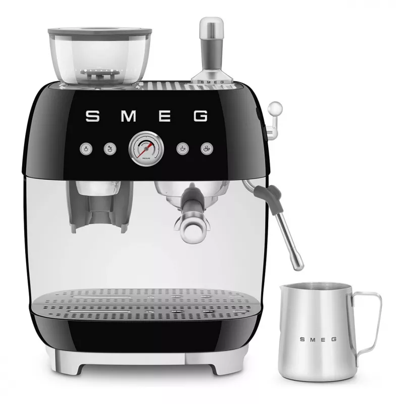 SMEG EGF03BLEU Espreso aparatas. Kava automatas 50-ųjų stilius. juoda