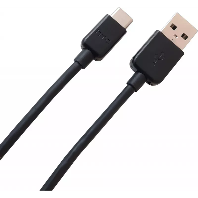 HTC Data Cable DC M700 73H00621-00M, USB Type C, 1.2m, juoda, Bulk (4260381640677)