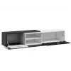Cama TV spintelė SIGMA1 180 baltas/juodas blizgus