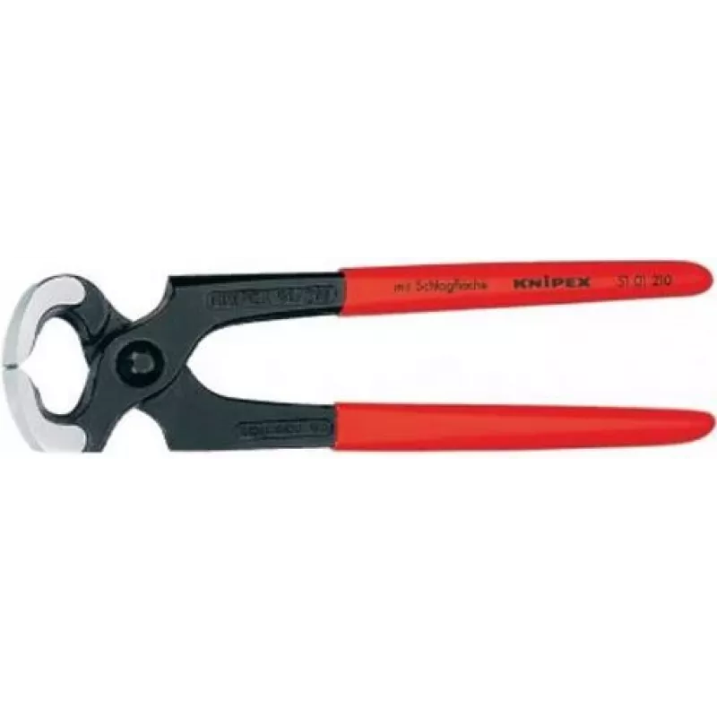 Knipex 51 01 210 plaktuko tipo dailidžių galinės pjovimo replės, 210 mm