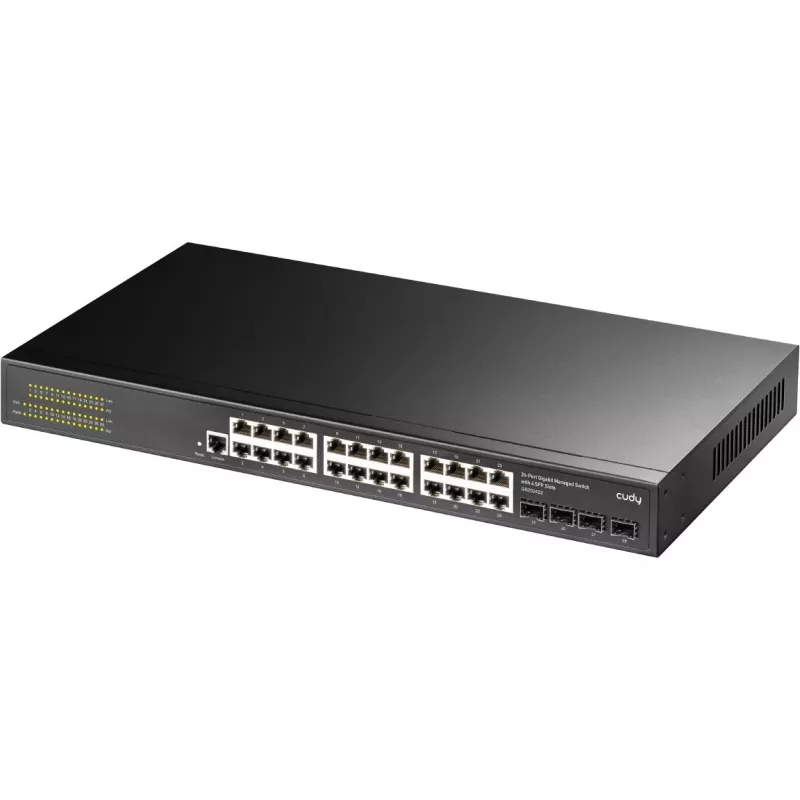 Valdomas jungiklis Cudy GS2024S2 L2/L3 Gigabit Ethernet 24 prievadai 1U