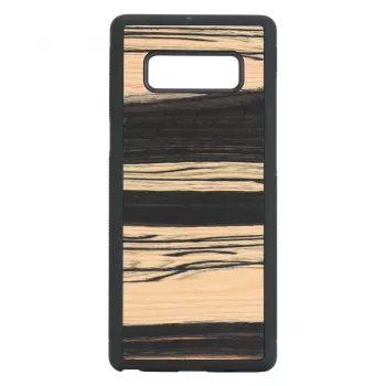 man and wood išmaniojo telefono dėklas Samsung Galaxy Note 8 – balto ir juodmedžio juodos spalvos apdaila
