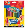 Spalvoti pieštukai colorino JUMBO trikampiai — 10 spalvų, 8,9 cm