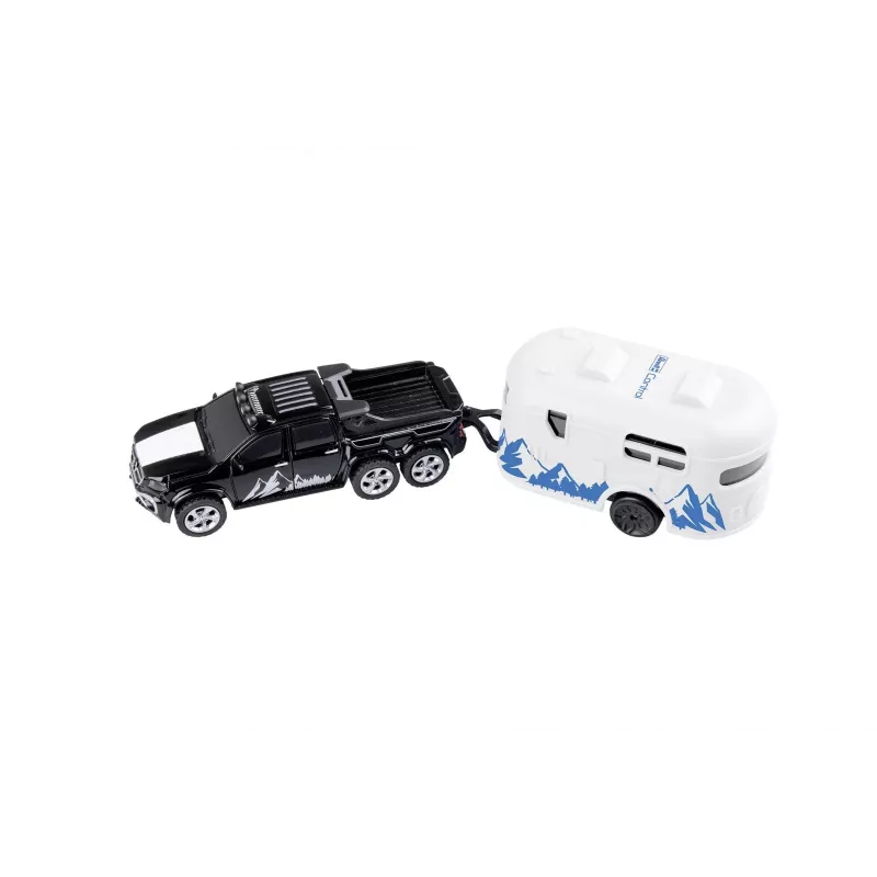 RC automobilis su kemperiu REVELL 23566 — mini nuotoliniu būdu valdomas modelis, maitinamas baterijomis, žaislinė transporto priemonė