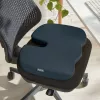 Leitz Ergo Cosy sėdimosios pagalvėlė, Sėdimoji pagalvėlė, Universali, Pilka, Pleišto formos, Vienspalvė, Užtrauktukas