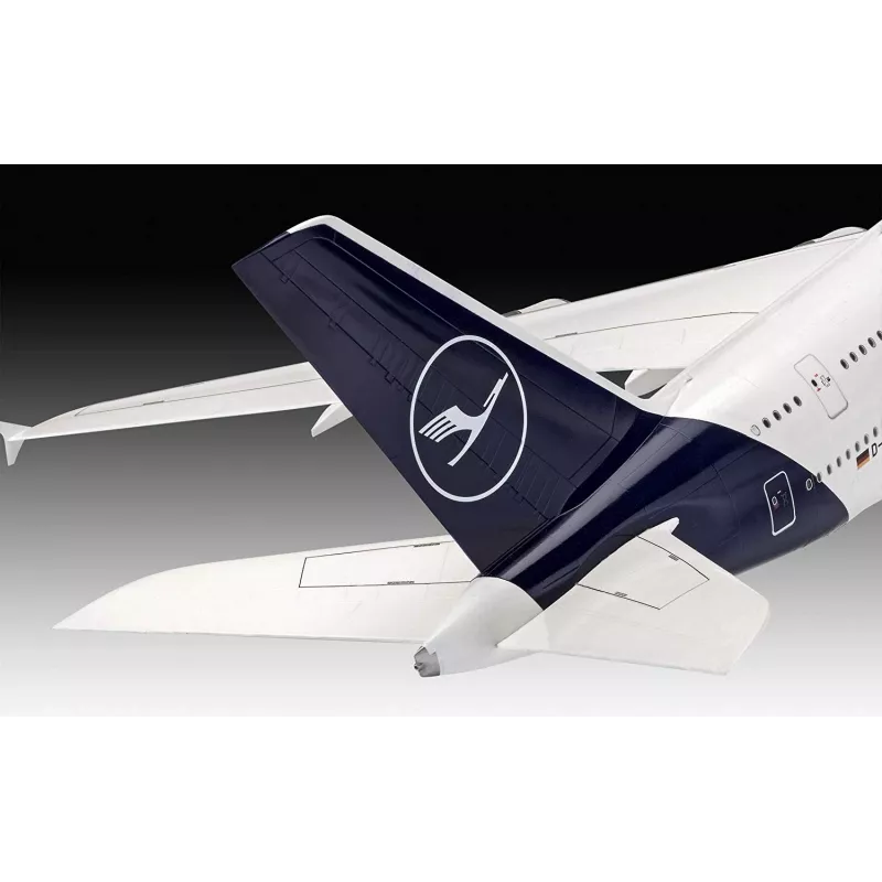 Surinktas modelis Revell Airbus A380-800 Lufthansa New Livery