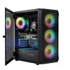 Kompiuterio korpusas Logic Concept Portos ARGB ATX juodas