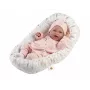Baby doll Llorens Mimi Baby 42 cm — tikroviškas veidas, juokiasi, minkštas kūnas