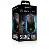 Sharkoon Skiller SGM2 žaidimų pelė, laidinė, ergonominė, optinė, 6 mygtukai, juoda