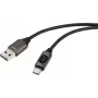 Renkforce RF-6249616 USB laidas, sidabrinis