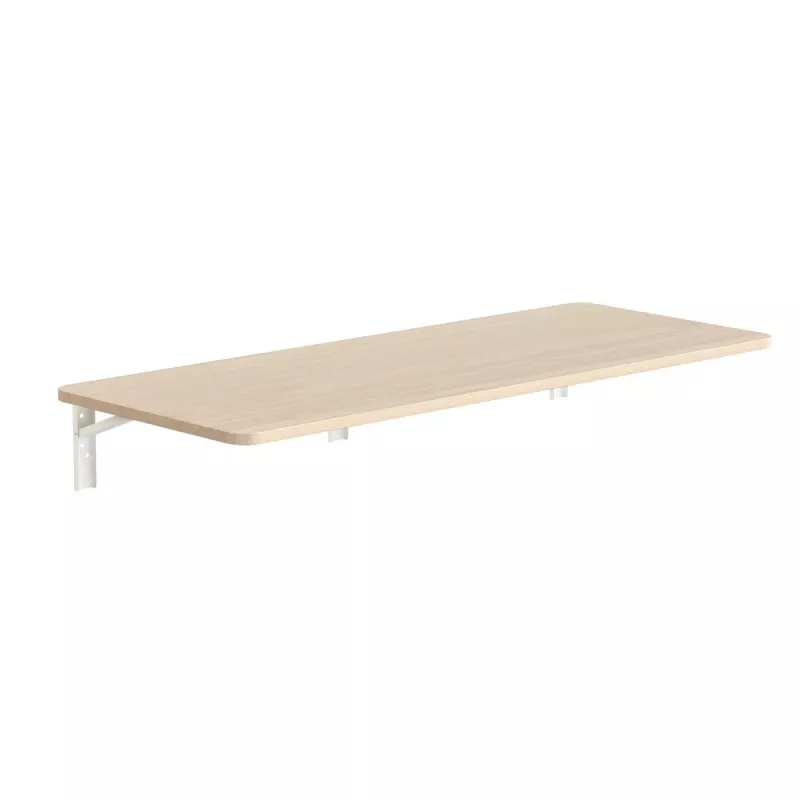 Sieninis sulankstomas lentynėlė MACLEAN MC-128 WD 100×40 cm, medžio apdaila