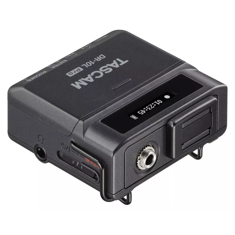 Nešiojamasis skaitmeninis diktofonas Tascam DR-10L Pro su lavalier mikrofonu, 24 bitų/96 kHz, MicroSDXC, USB-C