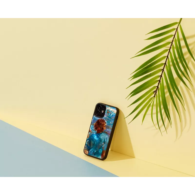Apsauginis dėklas iKins, skirtas Apple iPhone 12 mini, su vaikišku paplūdimio dizainu