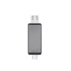 SD kortelių skaitytuvas 3v1, USB-C + USB-A 2.0 + Micro USB