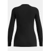 ODLO Merino 160 BL Top Crew Neck ilgomis rankovėmis moteriški marškinėliai, dydis S, juoda