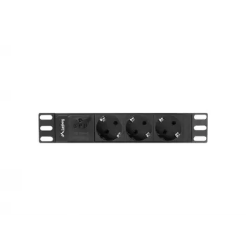 LANBERG MAITINIMO JUOSTA 10 RACK (1U, 16A, 3X SHUKO)