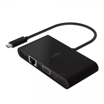 Belkin USB-C multimedijos ir įkrovimo adapteris