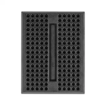 Breadboard DELOCK 18317 — plastikinė belituojamo prototipų kūrimo plokštė, 36×46×10 mm, juoda