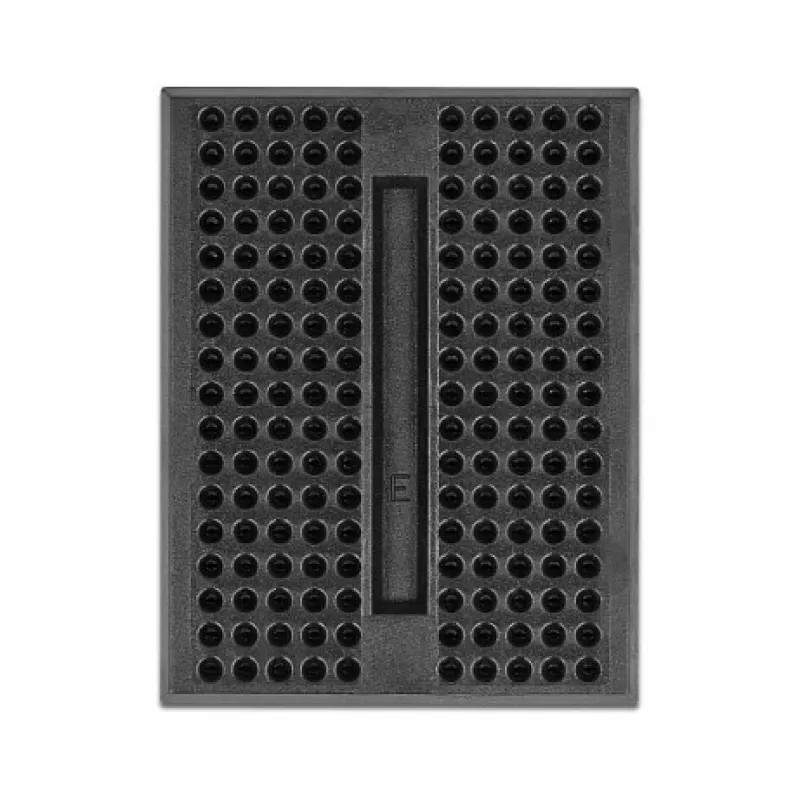 Breadboard DELOCK 18317 — plastikinė belituojamo prototipų kūrimo plokštė, 36×46×10 mm, juoda