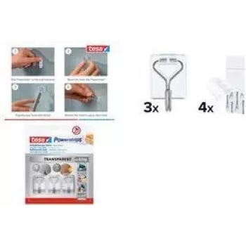 tesa Powerstrips Klebehaken iki 0,5 kg, 3 vnt. (58620-00003-00)