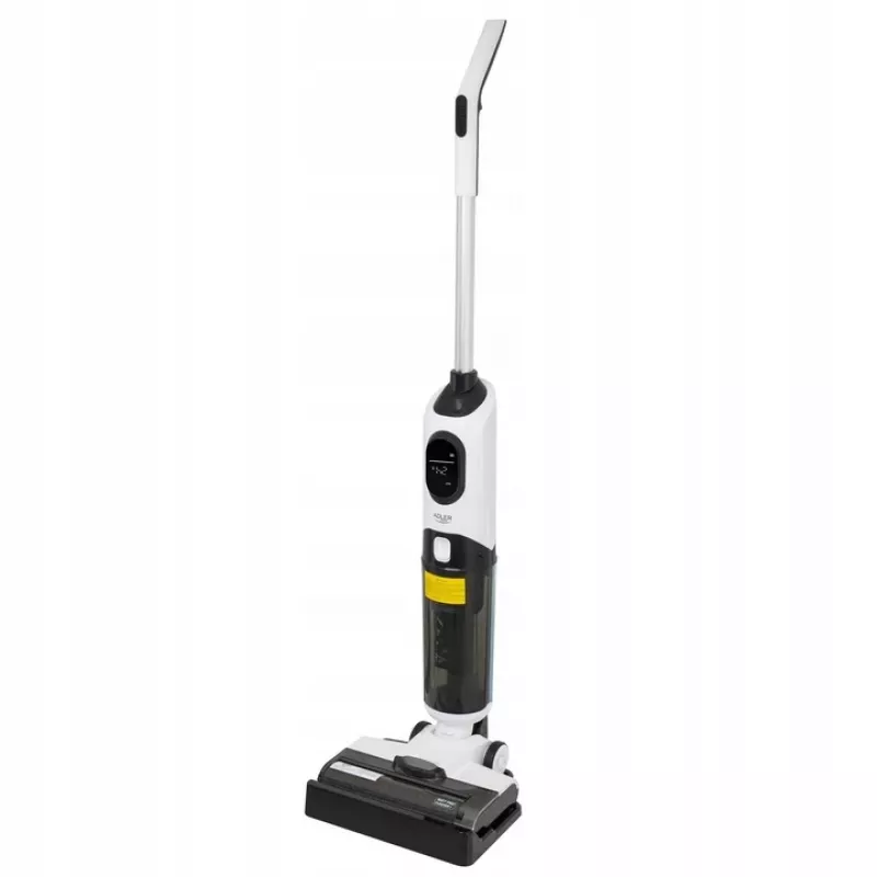 Adler belaidis dulkių siurblys | AD 7077 | Belaidis | Lazdinis | Skalbimo funkcija | 120 W | 14,8 V | Veikimo laikas (maks.) 27 min | Baltas/Juodas