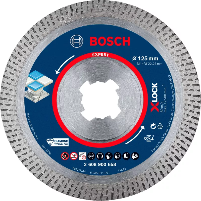 Bosch Expert HardCeramic X-LOCK diskinis pjūklas 12,5 cm 1 vnt.