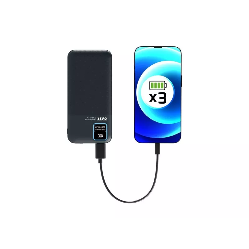 Nešiojama išorinė baterija Port Designs 907002 20000 mAh greitas įkrovimas