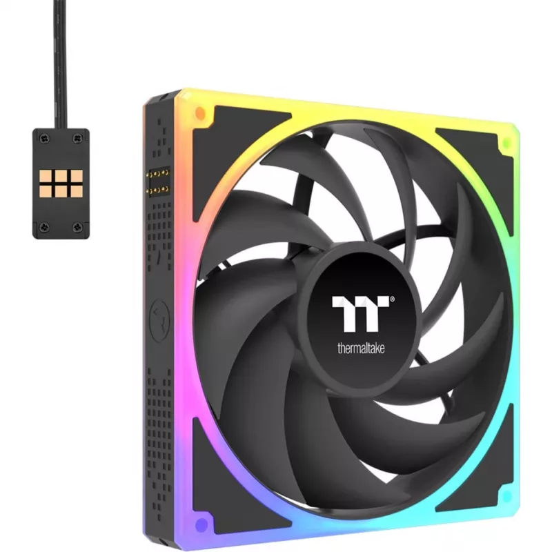 Korpuso/CPU ventiliatorius THERMALTAKE TOUGHFAN EX 140 ARGB Sync 3Pack — 140 mm, didelis oro srautas, mažas triukšmas