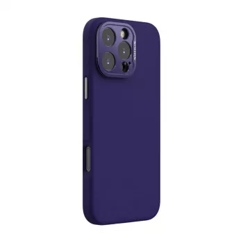 Telefono dėklas Nillkin LensWing Magnetic skirtas iPhone 16 Pro Max — violetinė, magnetinis tvirtinimas, tikslūs išpjovimai