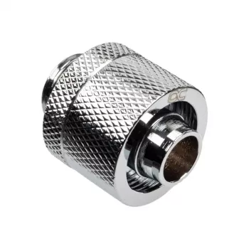 Alphacool Eiszapfen tiesus jungiklis G1/4 col. AG į 16/10 mm - chromo sidabrinis