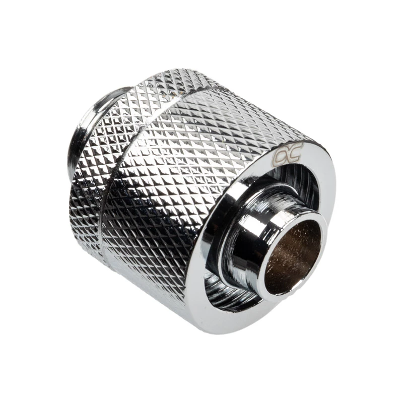 Alphacool Eiszapfen tiesus jungiklis G1/4 col. AG į 16/10 mm - chromo sidabrinis